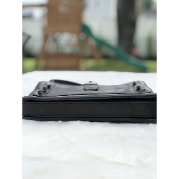 Botkier Warren City Small Leather Crossbody   Blac - Picture 2 of 5